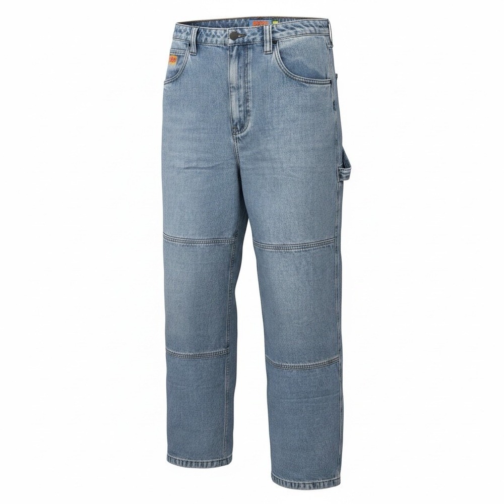 Empyre Wide Leg Carpenter Jeans Mens 38 Blue Baggy Skater Y2K Denim